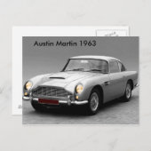 Image de voiture classique pour carte postale (Devant / Derrière)