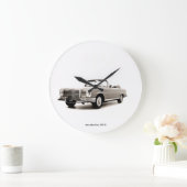 Image de voiture classique pour horloge ronde (gra (Maison)
