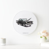 Image de voiture classique pour horloge ronde (gra (Maison)