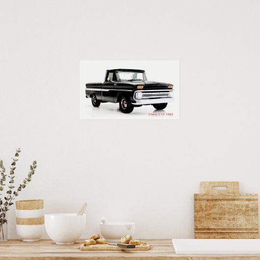 Image de voiture classique pour poster (Cuisine)