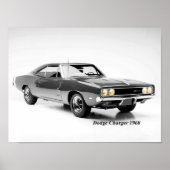 Image de voitures classiques pour Poster (Devant)