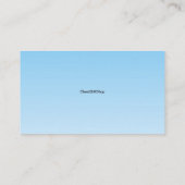 Image d'échecs carte de visite. (Dos)