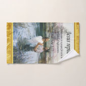 Image deux de baptême de Jésus-Christ (Serviette à main)