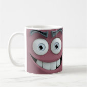 Image drôle du visage sur Mug (Gauche)