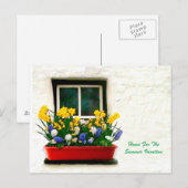 Image du chalet pour carte postale (Devant / Derrière)