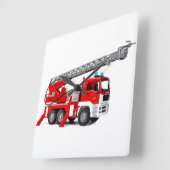 Image du moteur d'incendie pour horloge murale Car (Angle)