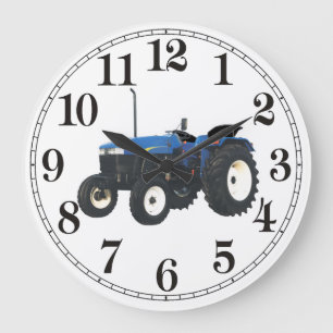 Image du tracteur pour horloge murale acrylique
