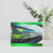 Image du train pour carte postale (Debout devant)