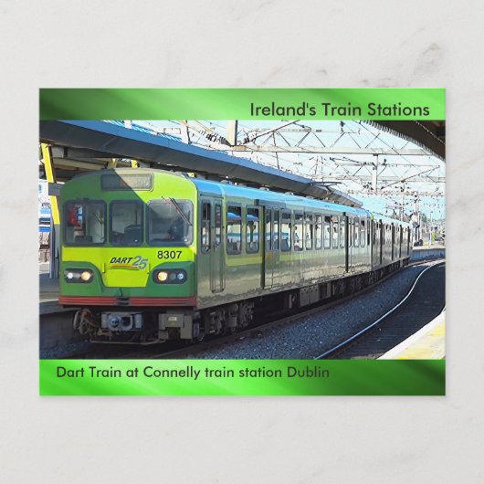 Image du train pour carte postale (Devant)