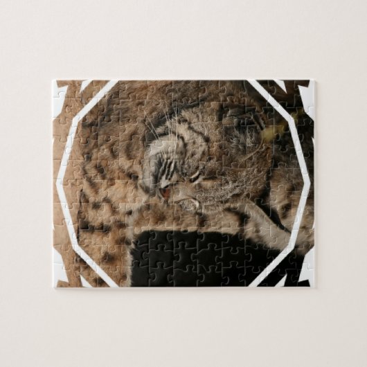 Image d'un puzzle de chat sauvage (Horizontal)