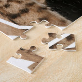Image d'un puzzle de chat sauvage (Côté)