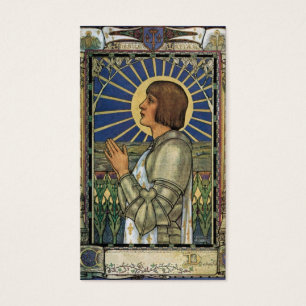 Image en verre souillé de Jeanne d'Arc de saint