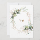 Image Enregistrer La Carte Mariage Date (Dos)