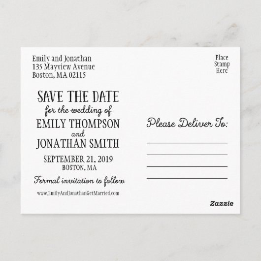 Image Enregistrer La Date Carte Postale, Image Ver (Dos)