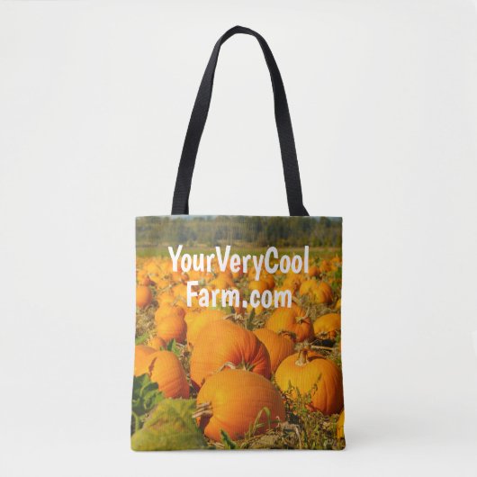 Image et URL de votre ferme sur le Sac fourre-tout (Devant)