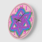 Image feuille de palme pour horloge murale acryliq (Angle)