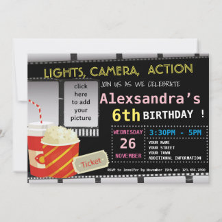 IMAGE FILM ANNIVERSAIRE INVITATION DU PARTI