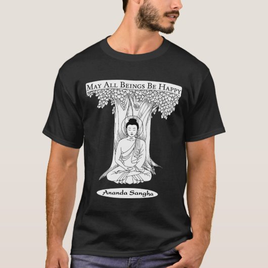 Image foncée de T-shirt de Bouddha (Devant)