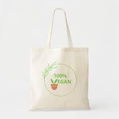 Image for vegans. tote bag (Voorkant)