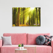 Image Forêt et cerf pour toile enveloppée Pr (Insitu(Salon))