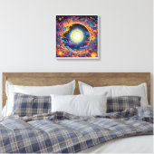 Image imprimée sur toile pour de belles couleurs, (Insitu(Chambre))