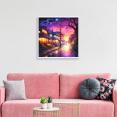 Image imprimée sur toile pour de belles couleurs, (Insitu(Salon))