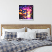 Image imprimée sur toile pour de belles couleurs, (Insitu(Chambre))