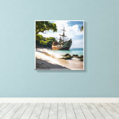 Image imprimée sur toile pour de belles couleurs, (Insitu (Plancher de Bois))