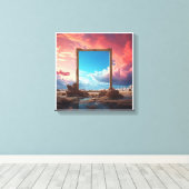 Image imprimée sur toile pour de belles couleurs, (Insitu (Plancher de Bois))