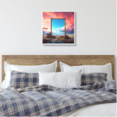 Image imprimée sur toile pour de belles couleurs, (Insitu(Chambre))