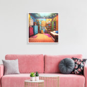 Image imprimée sur toile pour de belles couleurs, (Insitu(Salon))