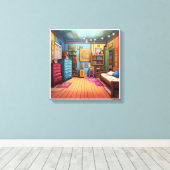 Image imprimée sur toile pour de belles couleurs, (Insitu (Plancher de Bois))
