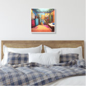 Image imprimée sur toile pour de belles couleurs, (Insitu(Chambre))