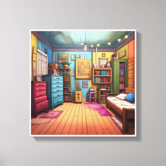 Image imprimée sur toile pour de belles couleurs, (Recto)