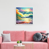 Image imprimée sur toile pour de belles couleurs, (Insitu(Salon))