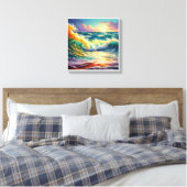 Image imprimée sur toile pour de belles couleurs, (Insitu(Chambre))