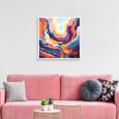 Image imprimée sur toile pour de belles couleurs, (Insitu(Salon))