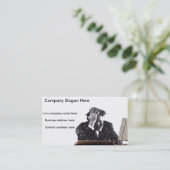 Image informatique pour carte de visite (Debout devant)