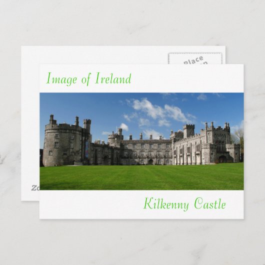 Image irlandais pour carte postale (Devant / Derrière)