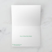 Image irlandaise de la carte de voeux d'anniversai (Intérieur)