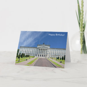 Image irlandaise de la carte de voeux pliée