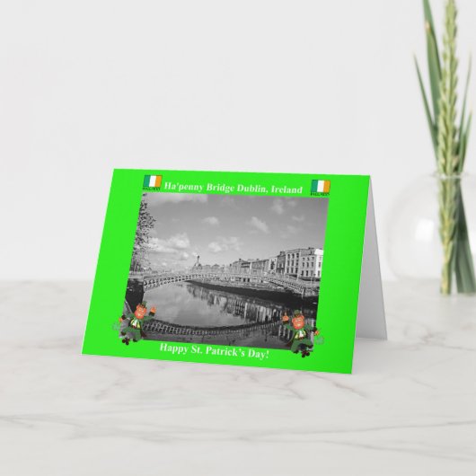 Image irlandaise pour carte de voeux (Devant)