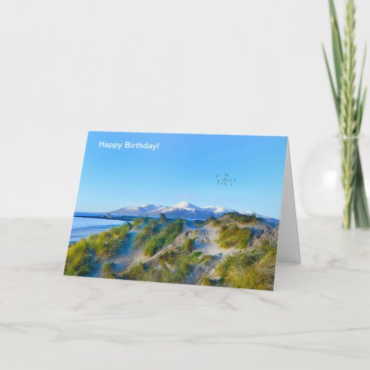 Image irlandaise pour carte de voeux d'anniversair (Devant)