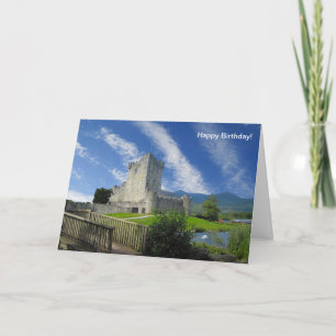 Image irlandaise pour carte de voeux d'anniversair