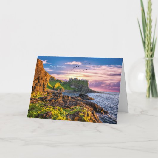 Image irlandaise pour carte de voeux d'anniversair (Devant)