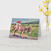 Image irlandaise pour carte de voeux d'anniversair (Fleur jaune)