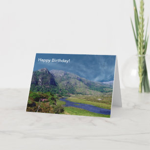 Image irlandaise pour carte de voeux d'anniversair