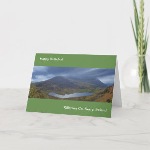 Image irlandaise pour carte de voeux d'anniversair