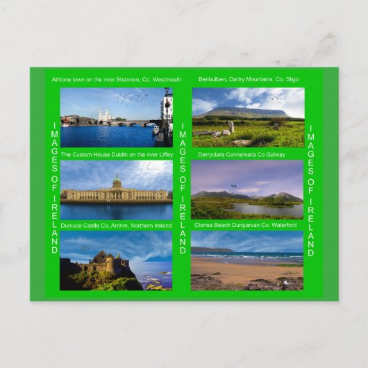 Image irlandaise pour carte postale (Devant)