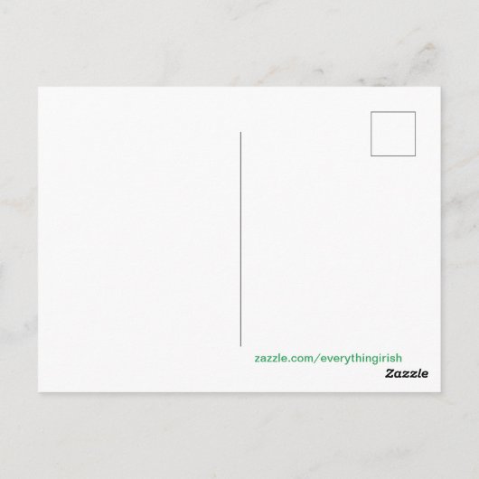 Image irlandaise pour carte postale (Dos)